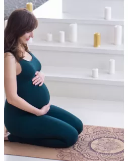 La colchoneta para yoga de corcho — Mandala