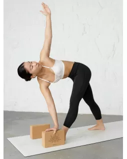 Cork yoga block Cork yoga block