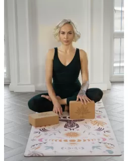 Cork yoga block Cork yoga block
