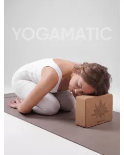 Cork yoga block