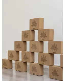 Cork yoga block