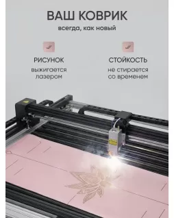 Коврик для йоги — Лотос Розовый, с уроками от Елены Маловой Коврик для йоги — Лотос Розовый, с уроками от Елены Маловой