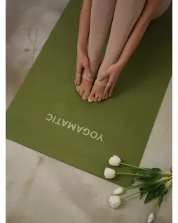 Elongated yoga mat — Classic Khaki Elongated yoga mat — Classic Khaki