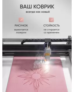 Коврик для йоги — Солнце Розовый Коврик для йоги — Солнце Розовый