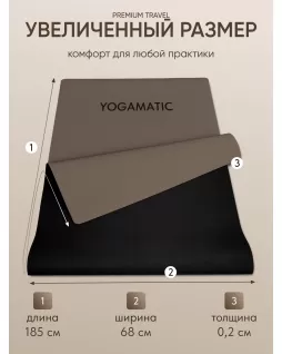 Las colchonetas de yoga —Premium Travel 2mm Toffee