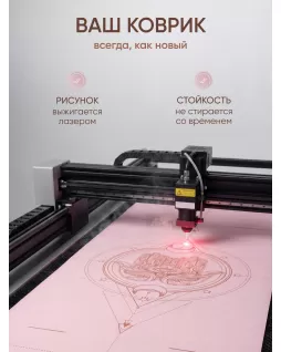 Коврик для йоги — Хамса Розовый Коврик для йоги — Хамса Розовый
