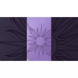 Коврик для йоги —  Sun Lilac Premium Light