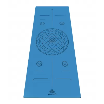 Коврик для йоги — Travel  Sri Yantra Blue 2mm