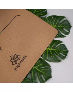 Пробковый коврик для йоги — Lotos + Универсальная Программа от Елены Маловой