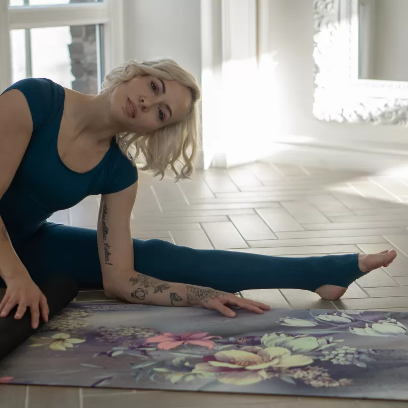 The designer yoga and fitness mat from ART Yogamatic