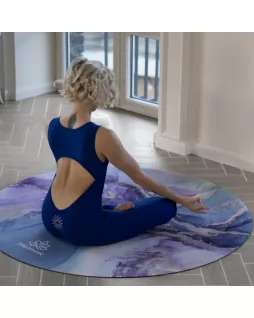 Круглый коврик для йоги — Эфир
