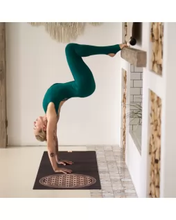Удлиненный коврик для йоги — Цветок Жизни
